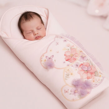Baby Girls Pink Floral Nest